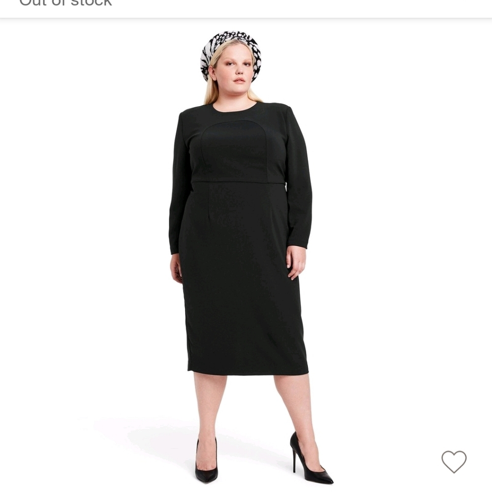 NWT Plus size black dress